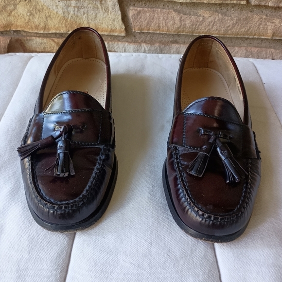 Vintage Cole Haan City Men\'s Dark Brown Tassel Loafers_8.5 main image 8